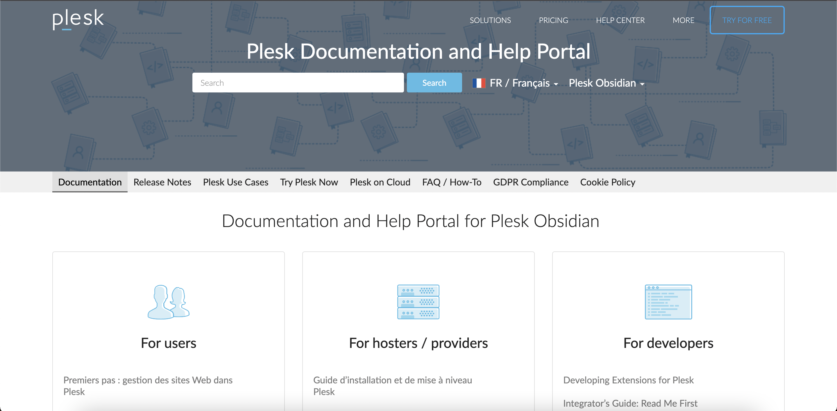 Plesk Documentation and Help Portal