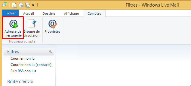 Paramétrer un compte mail avec Windows Live Mail 2012 - Aide ...